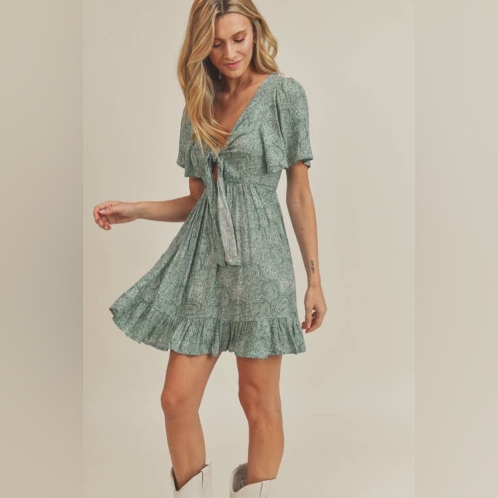 Paisley Mini Dress